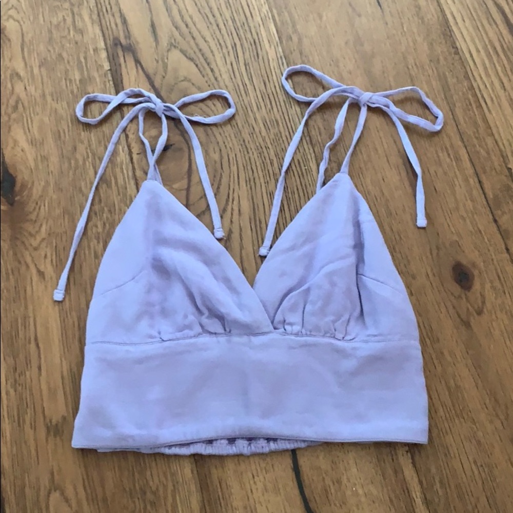 Lavender Tie strap cami